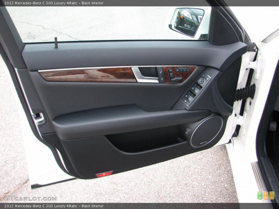Black Interior Door Panel for the 2012 Mercedes-Benz C 300 Luxury 4Matic #56502087