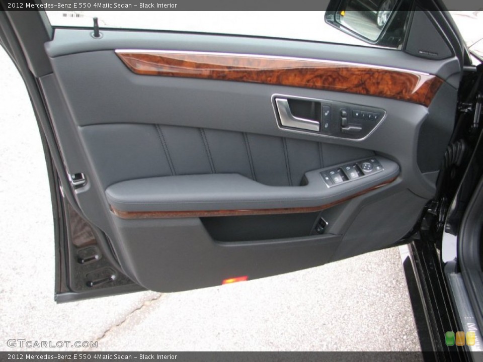 Black Interior Door Panel for the 2012 Mercedes-Benz E 550 4Matic Sedan #56502174