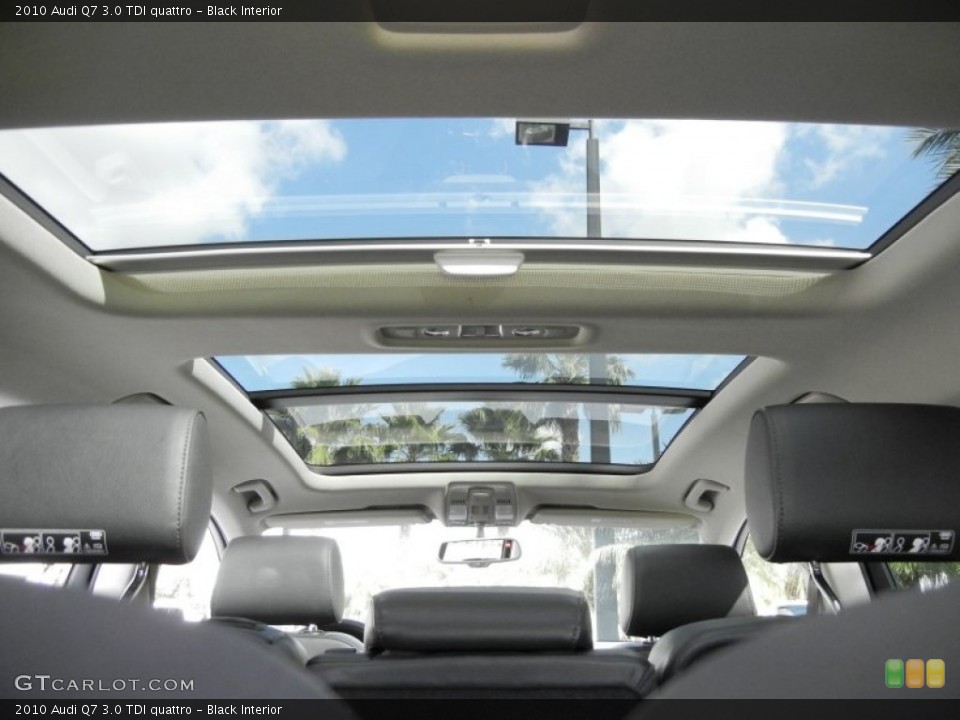 Black Interior Sunroof for the 2010 Audi Q7 3.0 TDI quattro #56502378