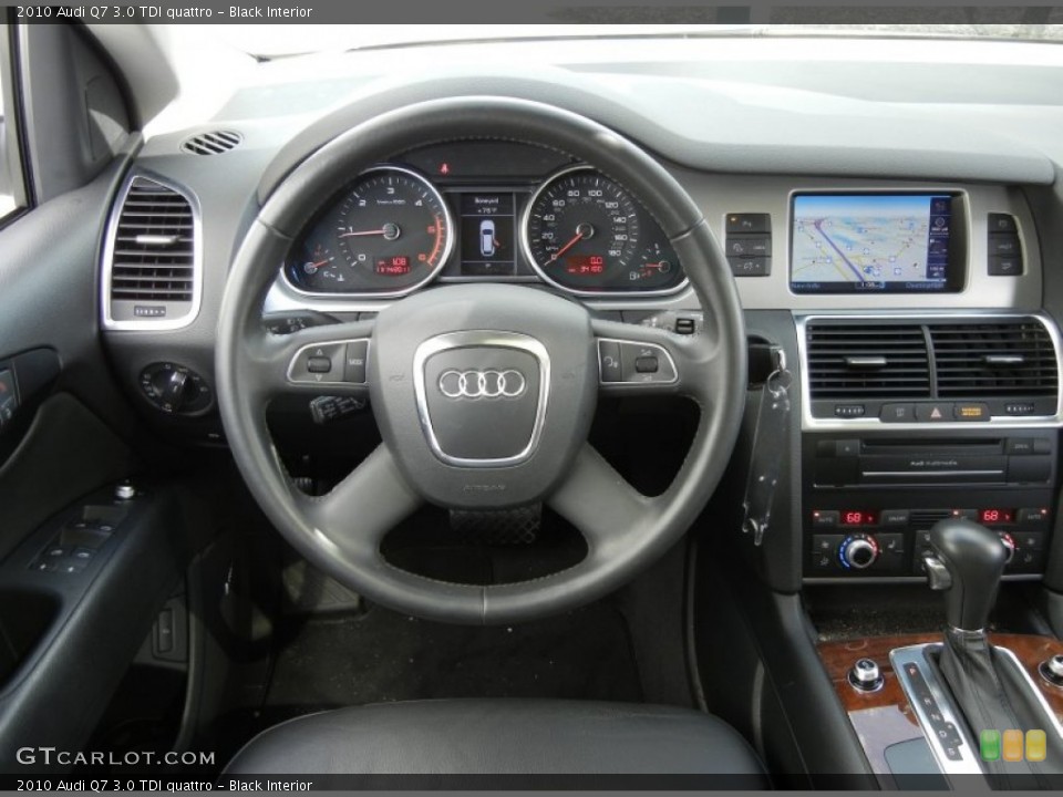 Black Interior Steering Wheel for the 2010 Audi Q7 3.0 TDI quattro #56502402