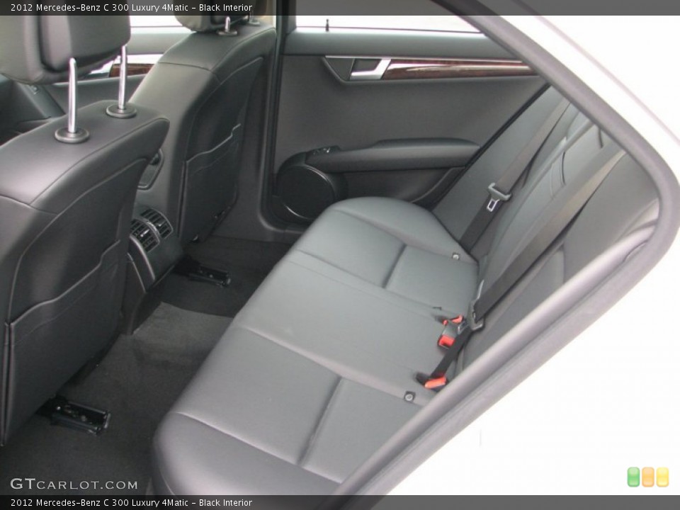 Black Interior Photo for the 2012 Mercedes-Benz C 300 Luxury 4Matic #56502906