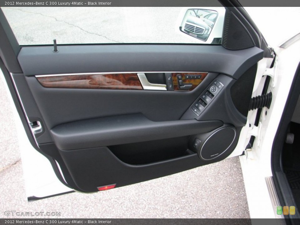Black Interior Door Panel for the 2012 Mercedes-Benz C 300 Luxury 4Matic #56502922