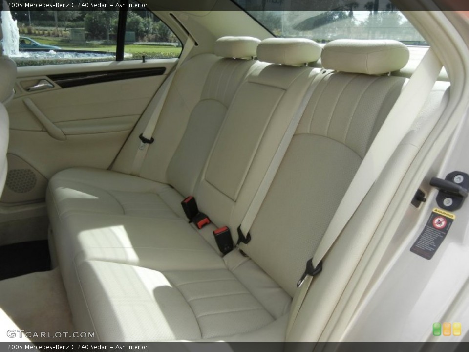 Ash Interior Rear Seat for the 2005 Mercedes-Benz C 240 Sedan #56504400