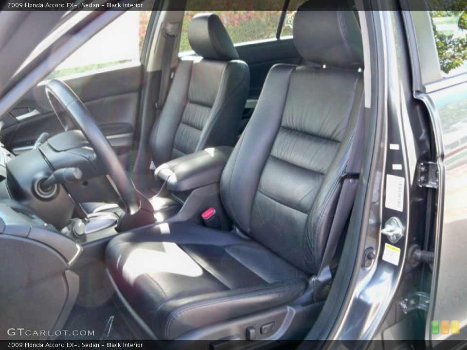 Black Interior Photo for the 2009 Honda Accord EX-L Sedan #56505006