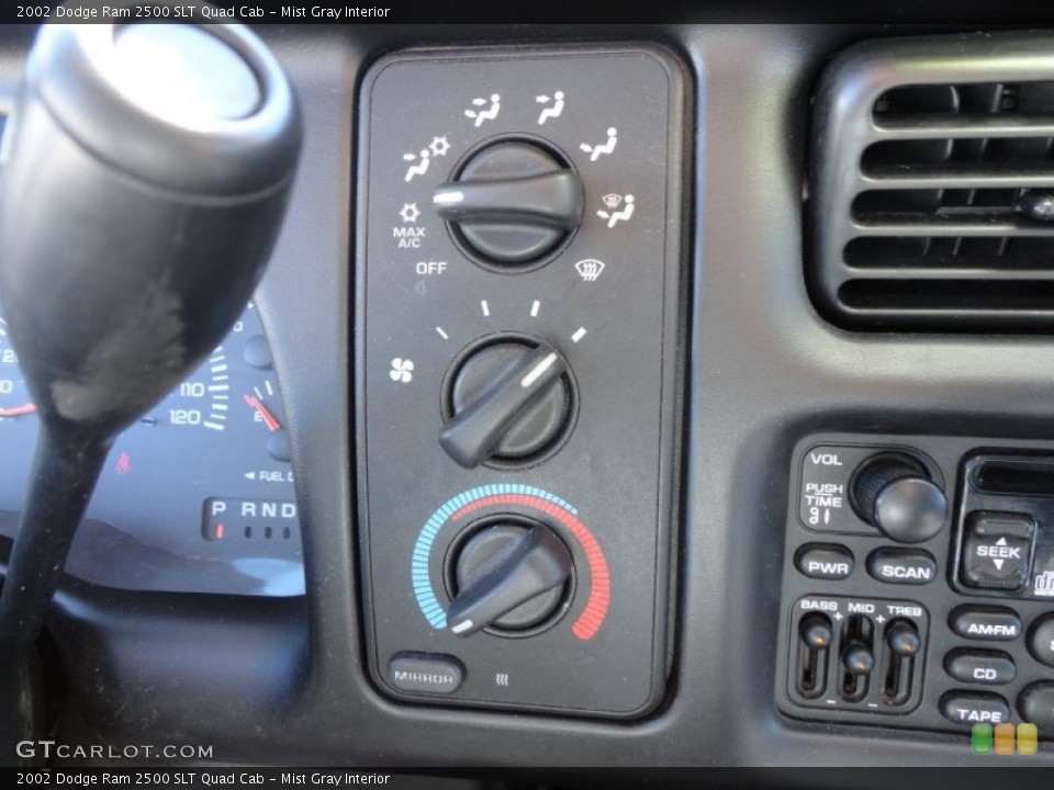 Mist Gray Interior Controls for the 2002 Dodge Ram 2500 SLT Quad Cab #56508048