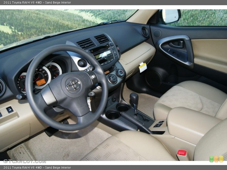 Sand Beige Interior Photo for the 2011 Toyota RAV4 V6 4WD #56509329