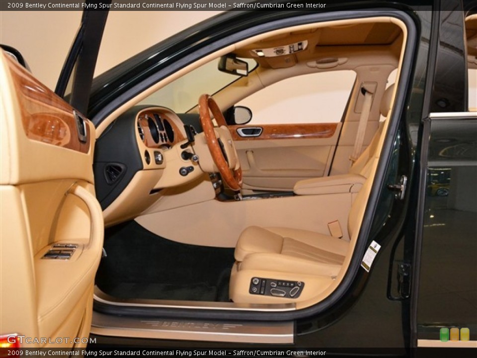 Saffron/Cumbrian Green Interior Photo for the 2009 Bentley Continental Flying Spur  #56511150