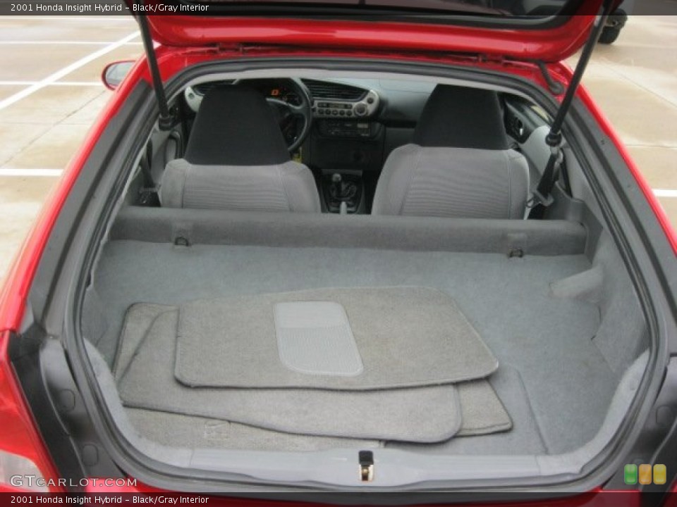 Black/Gray Interior Trunk for the 2001 Honda Insight Hybrid #56512278