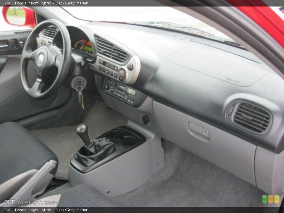 Black/Gray Interior Dashboard for the 2001 Honda Insight Hybrid #56512326