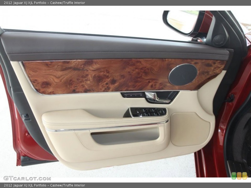 Cashew/Truffle Interior Door Panel for the 2012 Jaguar XJ XJL Portfolio #56514544