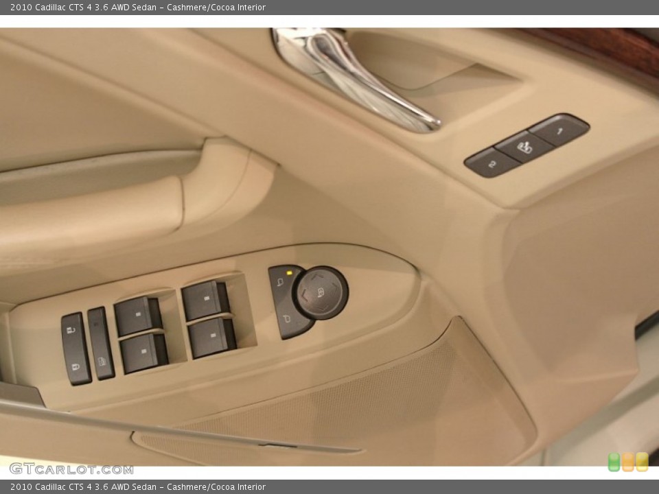 Cashmere/Cocoa Interior Controls for the 2010 Cadillac CTS 4 3.6 AWD Sedan #56514957
