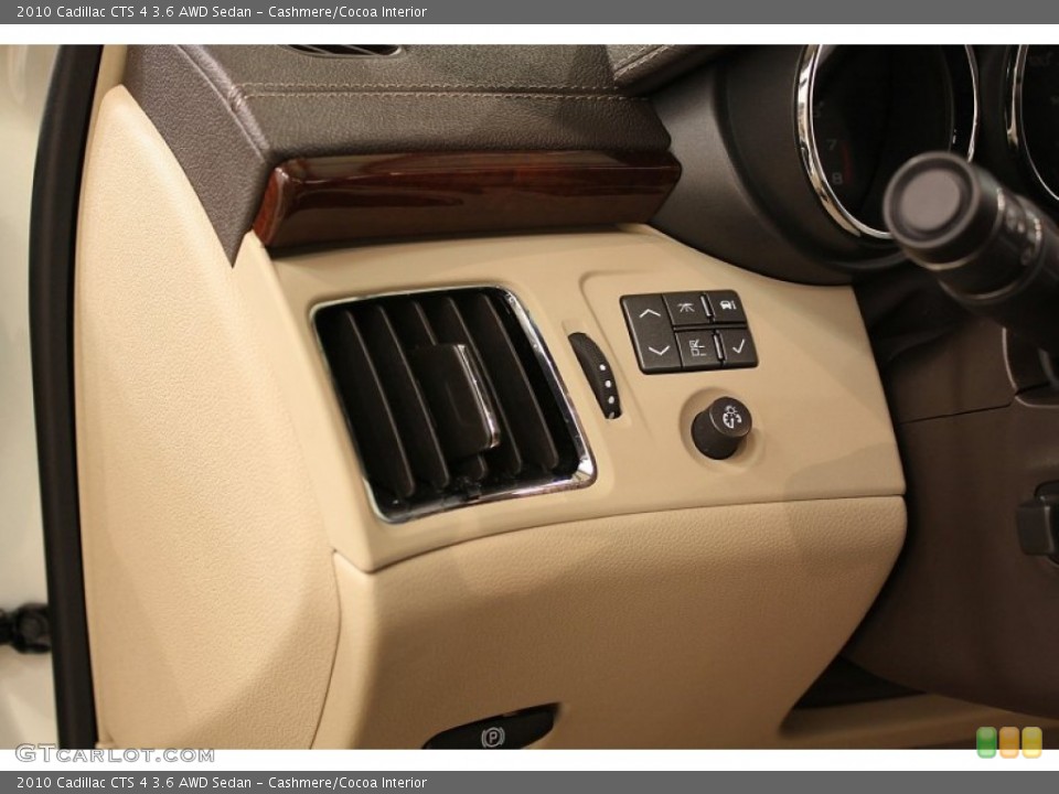 Cashmere/Cocoa Interior Controls for the 2010 Cadillac CTS 4 3.6 AWD Sedan #56514965