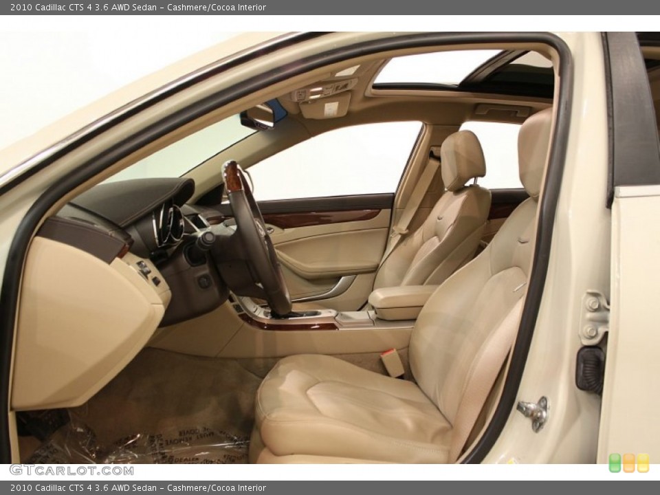 Cashmere/Cocoa Interior Photo for the 2010 Cadillac CTS 4 3.6 AWD Sedan #56514979
