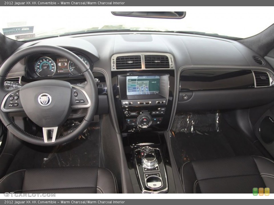 Warm Charcoal/Warm Charcoal Interior Dashboard for the 2012 Jaguar XK XK Convertible #56515087