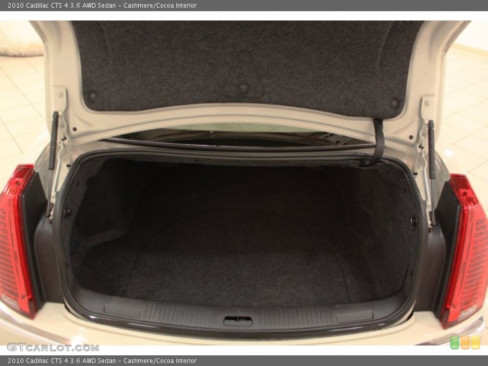 Cashmere/Cocoa Interior Trunk for the 2010 Cadillac CTS 4 3.6 AWD Sedan #56515093