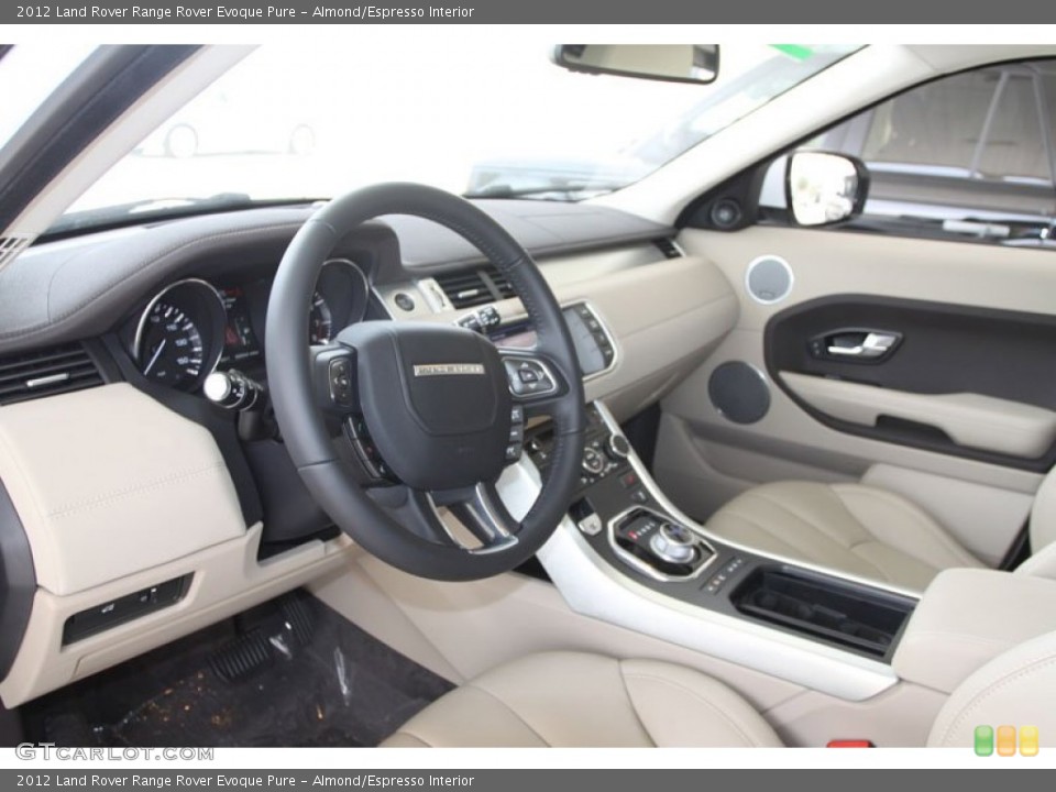 Almond/Espresso Interior Dashboard for the 2012 Land Rover Range Rover Evoque Pure #56515222
