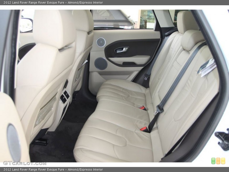 Almond/Espresso Interior Photo for the 2012 Land Rover Range Rover Evoque Pure #56515243