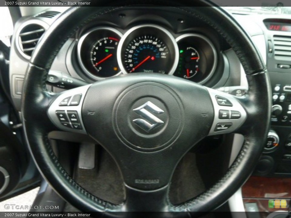 Black Interior Steering Wheel for the 2007 Suzuki Grand Vitara Luxury #56515291