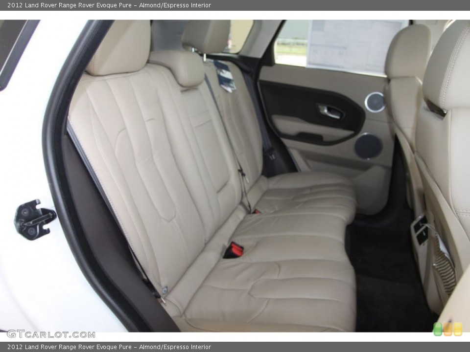 Almond/Espresso Interior Photo for the 2012 Land Rover Range Rover Evoque Pure #56515357