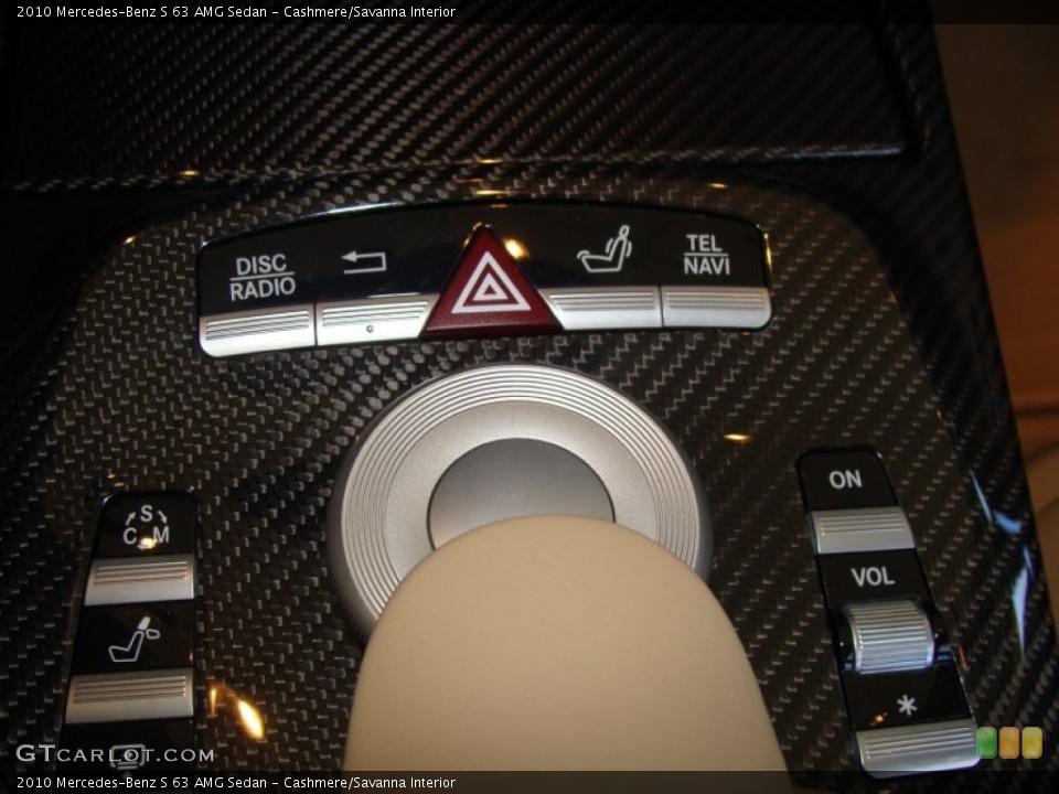 Cashmere/Savanna Interior Controls for the 2010 Mercedes-Benz S 63 AMG Sedan #56516397