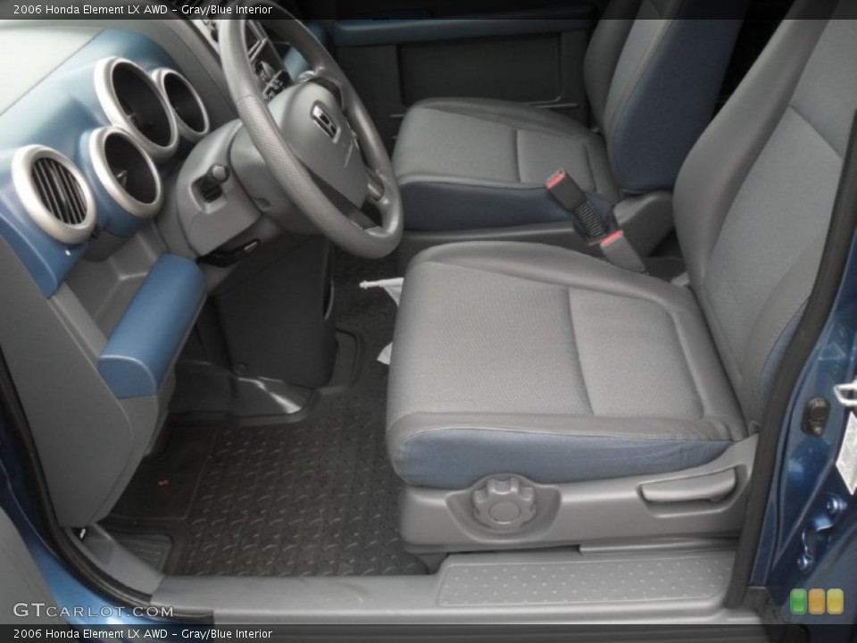 Gray/Blue Interior Photo for the 2006 Honda Element LX AWD #56520043