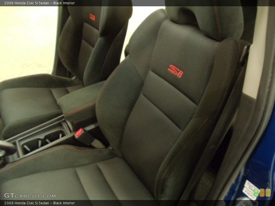 Black Interior Photo for the 2009 Honda Civic Si Sedan #56520088