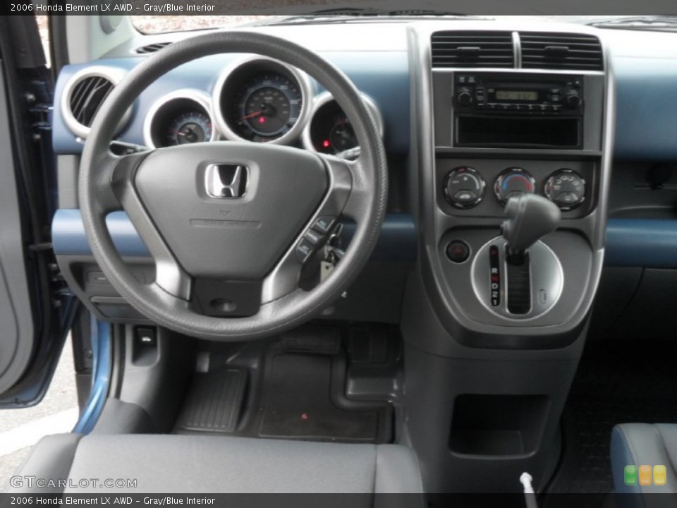 Gray/Blue Interior Dashboard for the 2006 Honda Element LX AWD #56520109