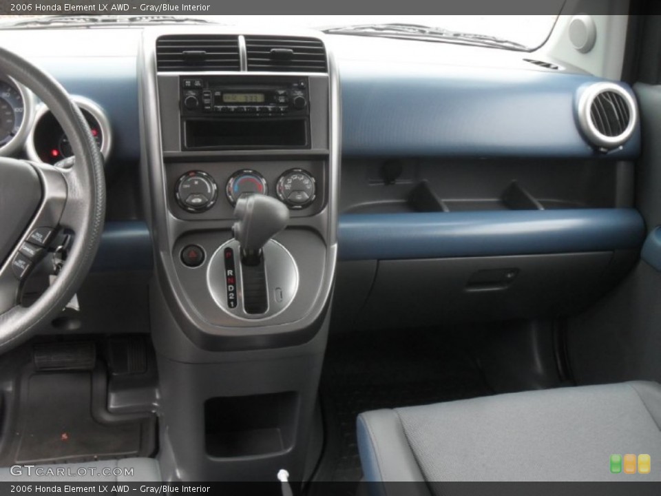 Gray/Blue Interior Dashboard for the 2006 Honda Element LX AWD #56520118