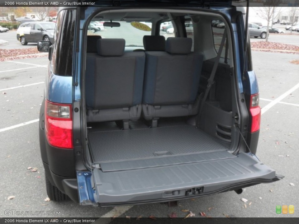 Gray/Blue Interior Trunk for the 2006 Honda Element LX AWD #56520151