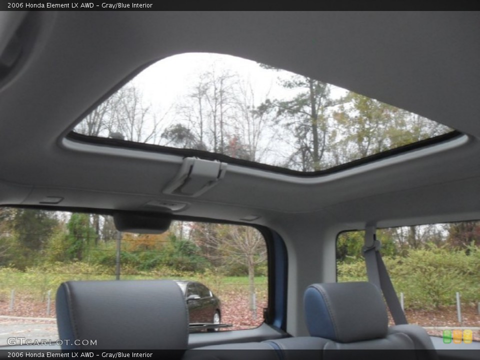 Gray/Blue Interior Sunroof for the 2006 Honda Element LX AWD #56520169