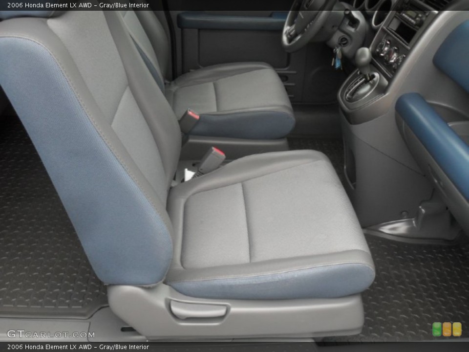 Gray/Blue Interior Photo for the 2006 Honda Element LX AWD #56520175