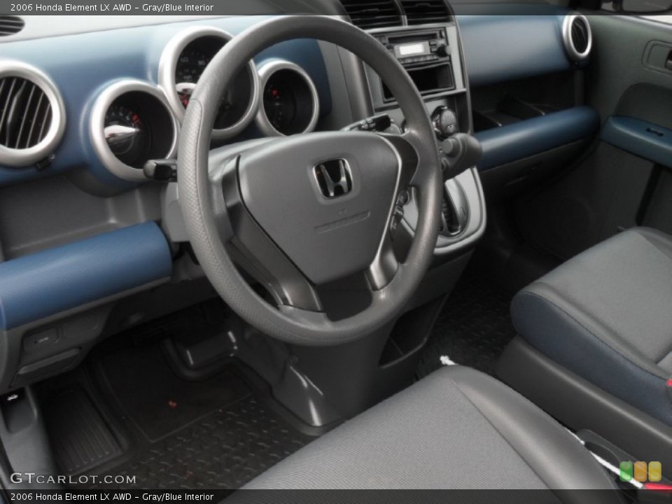 Gray/Blue Interior Dashboard for the 2006 Honda Element LX AWD #56520239