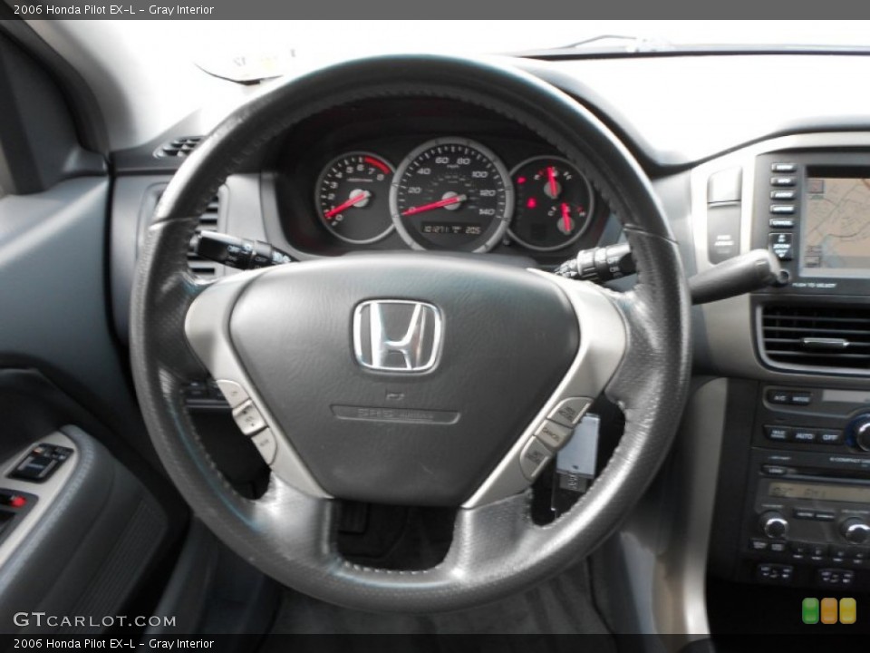 Gray Interior Steering Wheel for the 2006 Honda Pilot EX-L #56521135