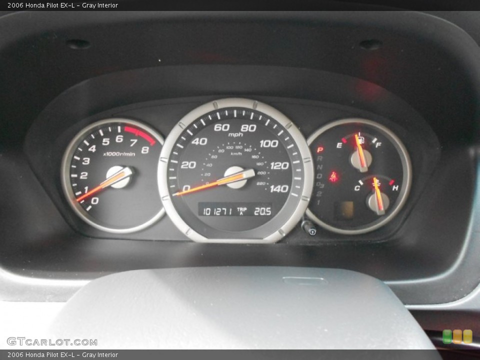 Gray Interior Gauges for the 2006 Honda Pilot EX-L #56521171