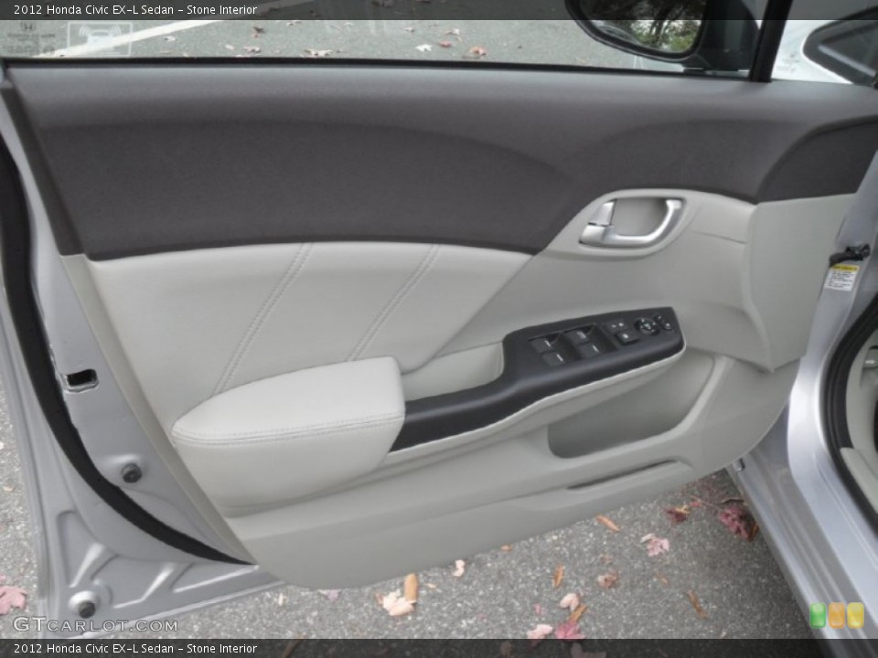 Stone Interior Door Panel for the 2012 Honda Civic EX-L Sedan #56521256