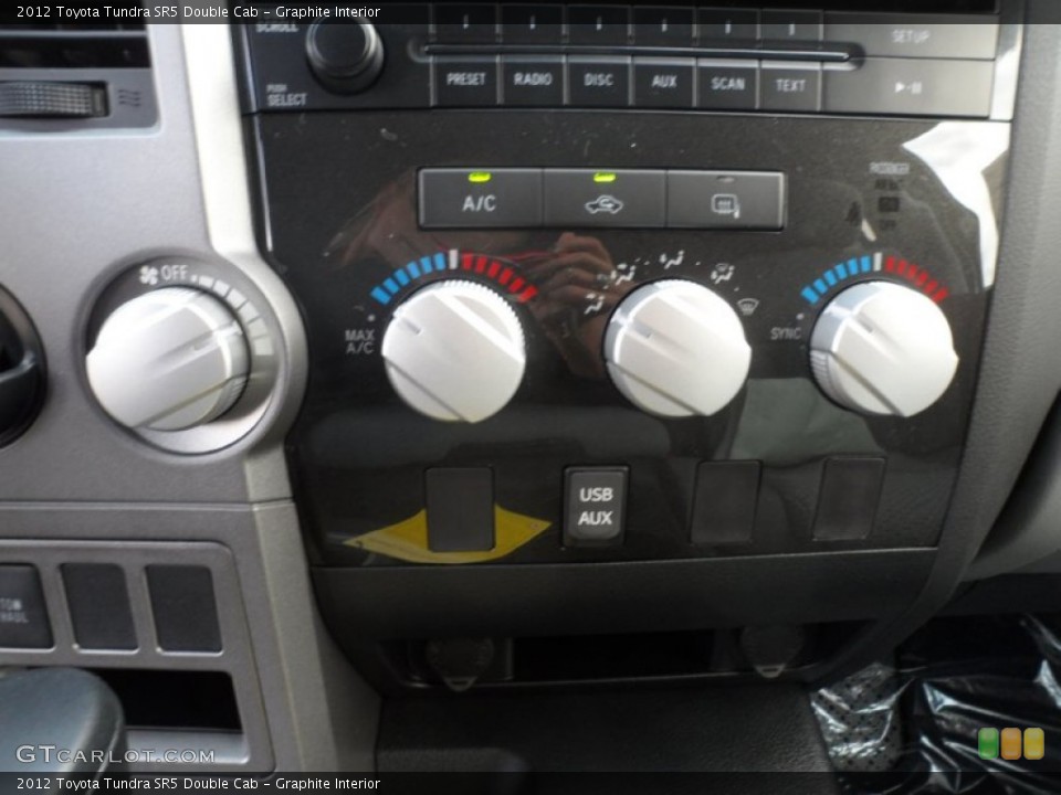 Graphite Interior Controls for the 2012 Toyota Tundra SR5 Double Cab #56521281