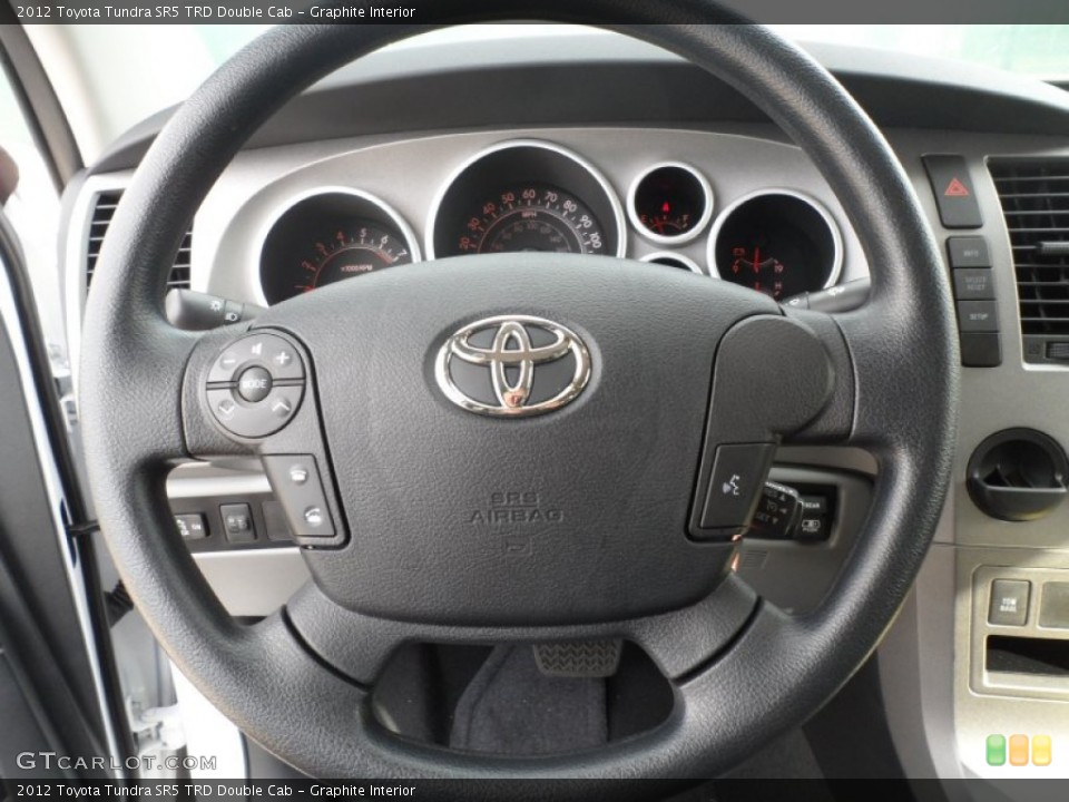 Graphite Interior Steering Wheel for the 2012 Toyota Tundra SR5 TRD Double Cab #56521912