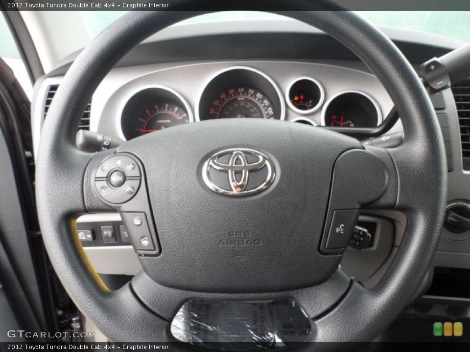 Graphite Interior Steering Wheel for the 2012 Toyota Tundra Double Cab 4x4 #56522203