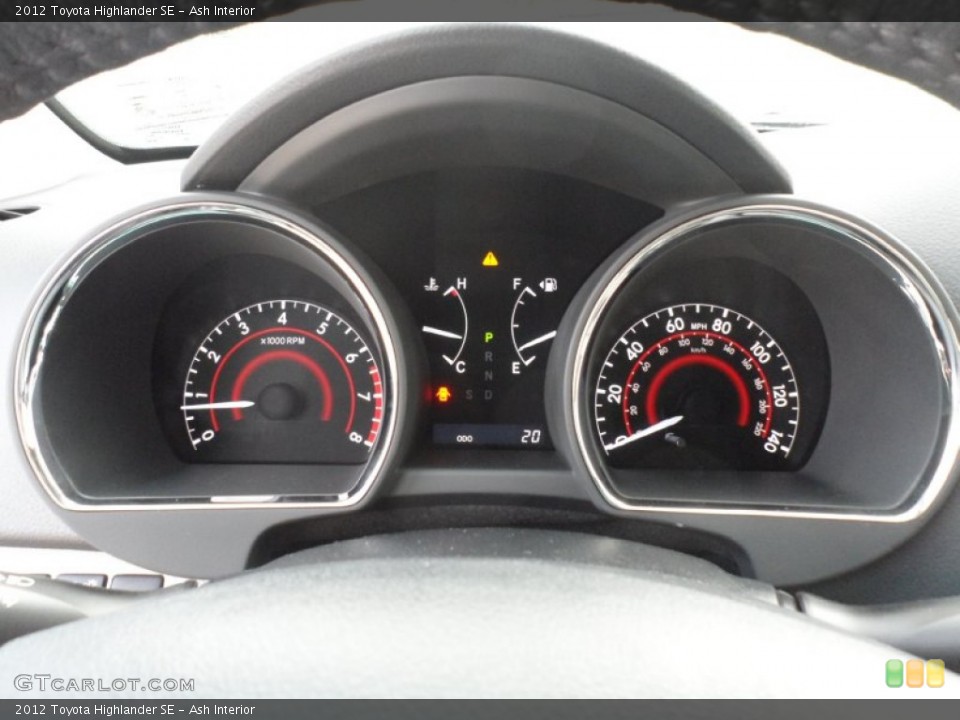 Ash Interior Gauges for the 2012 Toyota Highlander SE #56523777