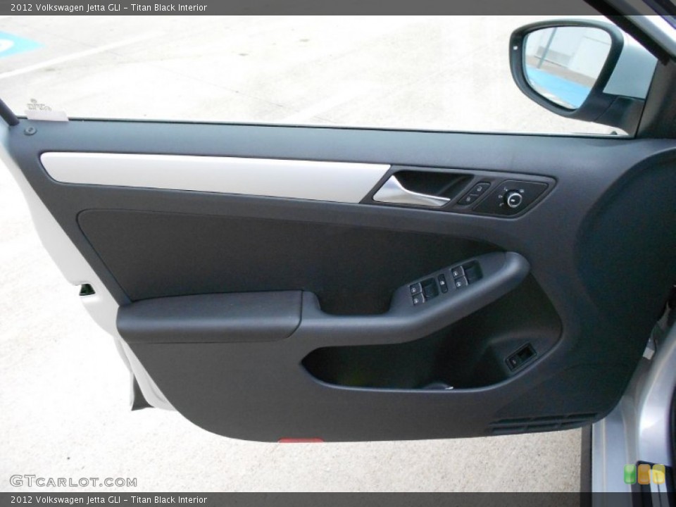 Titan Black Interior Door Panel for the 2012 Volkswagen Jetta GLI #56525557
