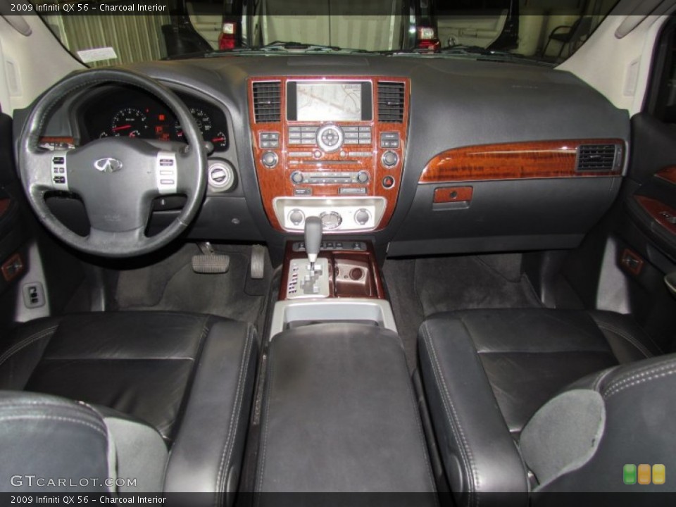 Charcoal Interior Dashboard for the 2009 Infiniti QX 56 #56529022