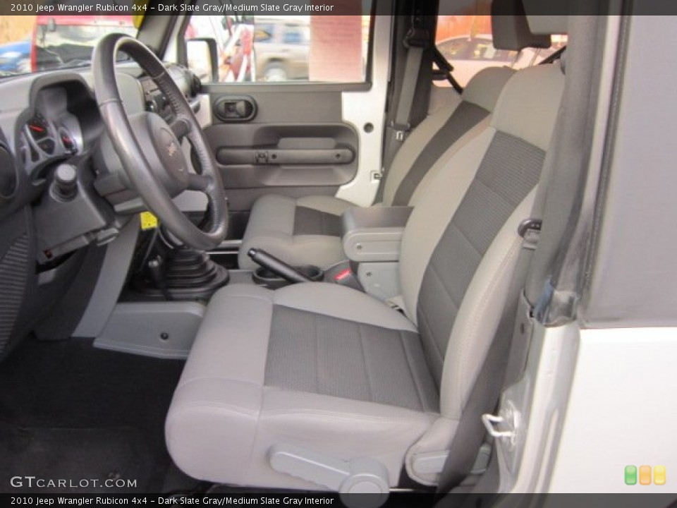 Dark Slate Gray/Medium Slate Gray Interior Photo for the 2010 Jeep Wrangler Rubicon 4x4 #56529635