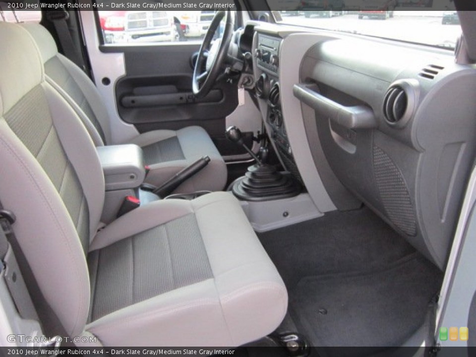 Dark Slate Gray/Medium Slate Gray Interior Photo for the 2010 Jeep Wrangler Rubicon 4x4 #56529716