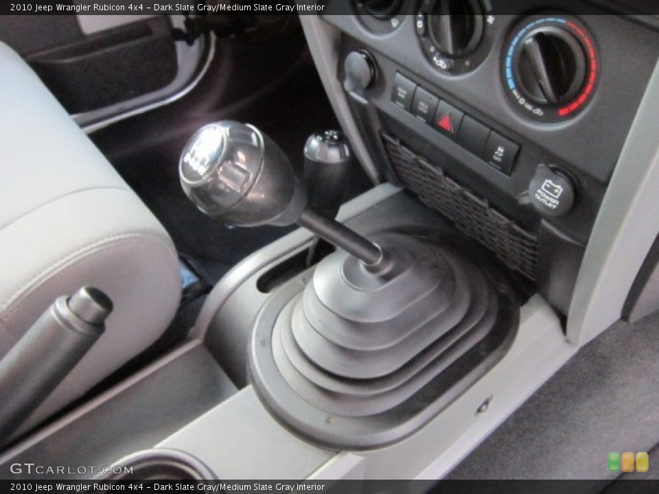 Dark Slate Gray/Medium Slate Gray Interior Transmission for the 2010 Jeep Wrangler Rubicon 4x4 #56529734