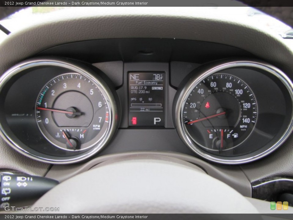 Dark Graystone/Medium Graystone Interior Gauges for the 2012 Jeep Grand Cherokee Laredo #56531524