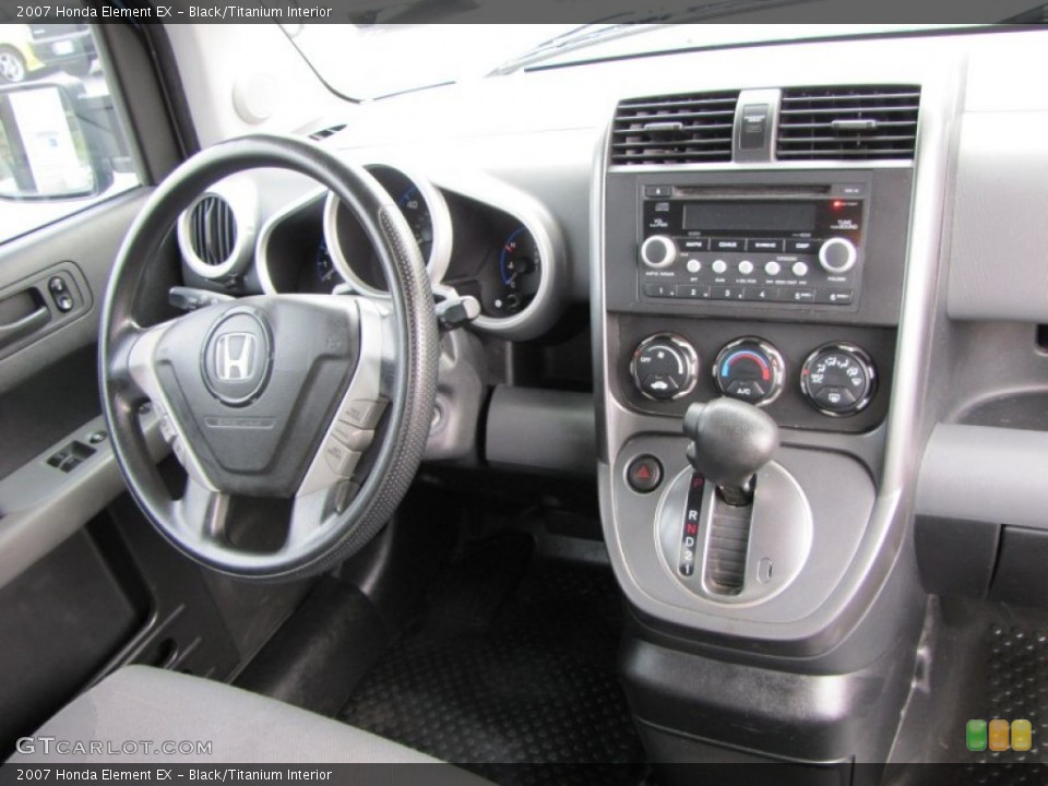 Black/Titanium Interior Dashboard for the 2007 Honda Element EX #56532196