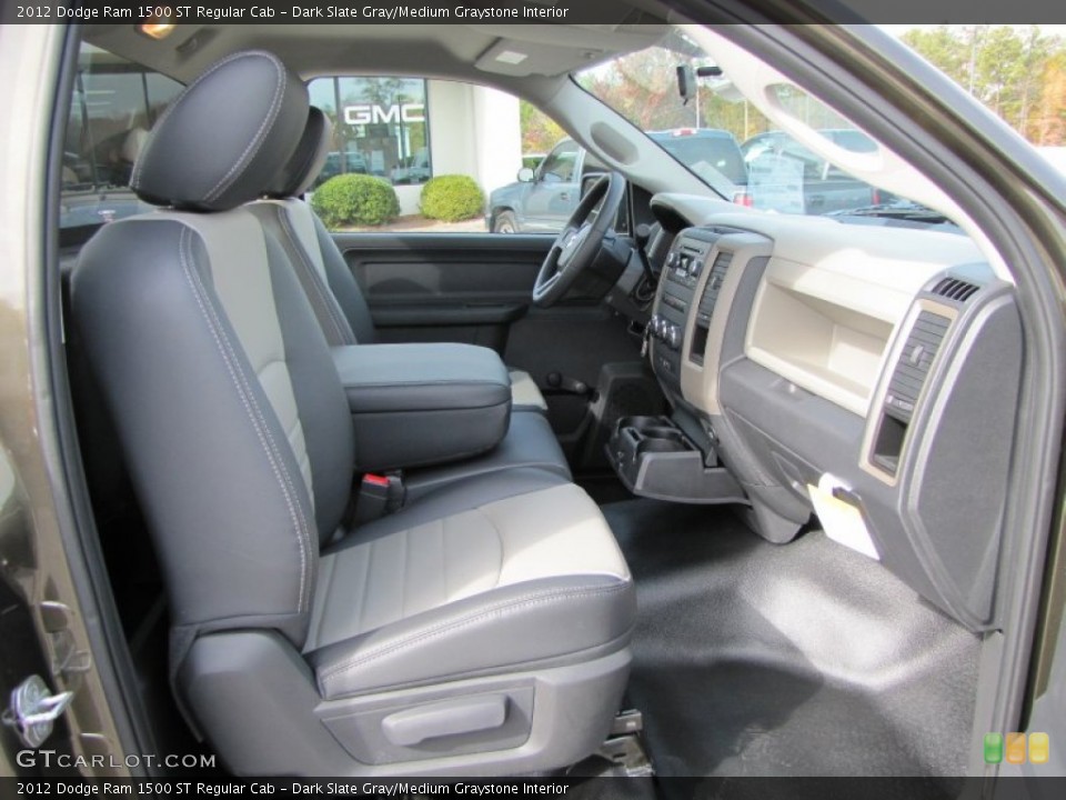 Dark Slate Gray/Medium Graystone Interior Photo for the 2012 Dodge Ram 1500 ST Regular Cab #56532229