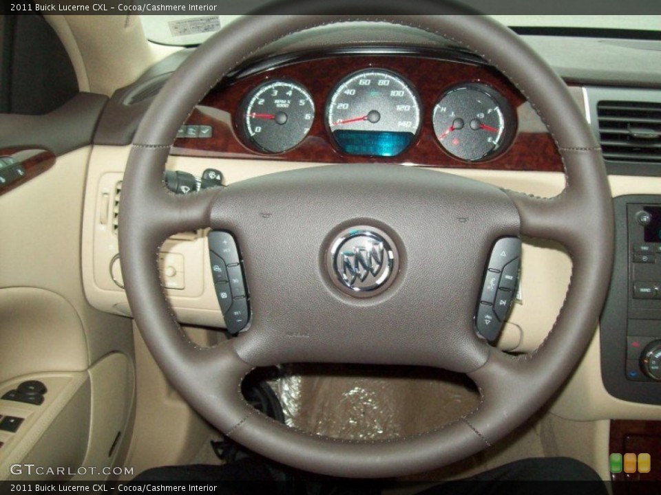 Cocoa/Cashmere Interior Steering Wheel for the 2011 Buick Lucerne CXL #56532468