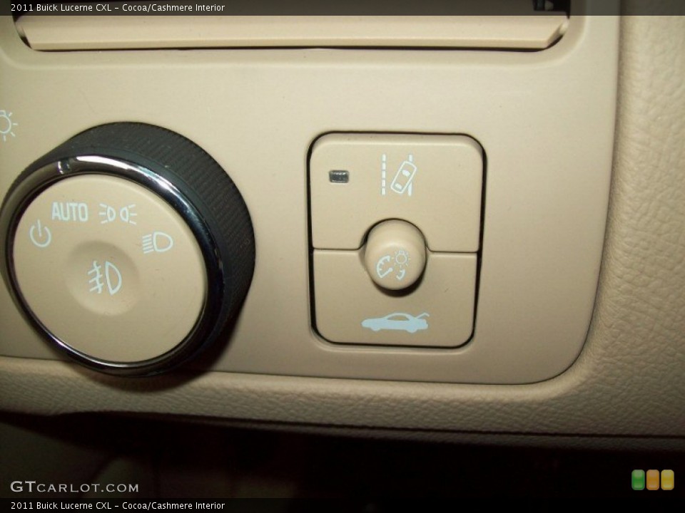 Cocoa/Cashmere Interior Controls for the 2011 Buick Lucerne CXL #56532502