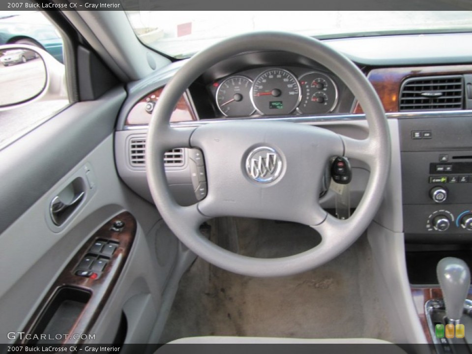 Gray Interior Steering Wheel for the 2007 Buick LaCrosse CX #56532790
